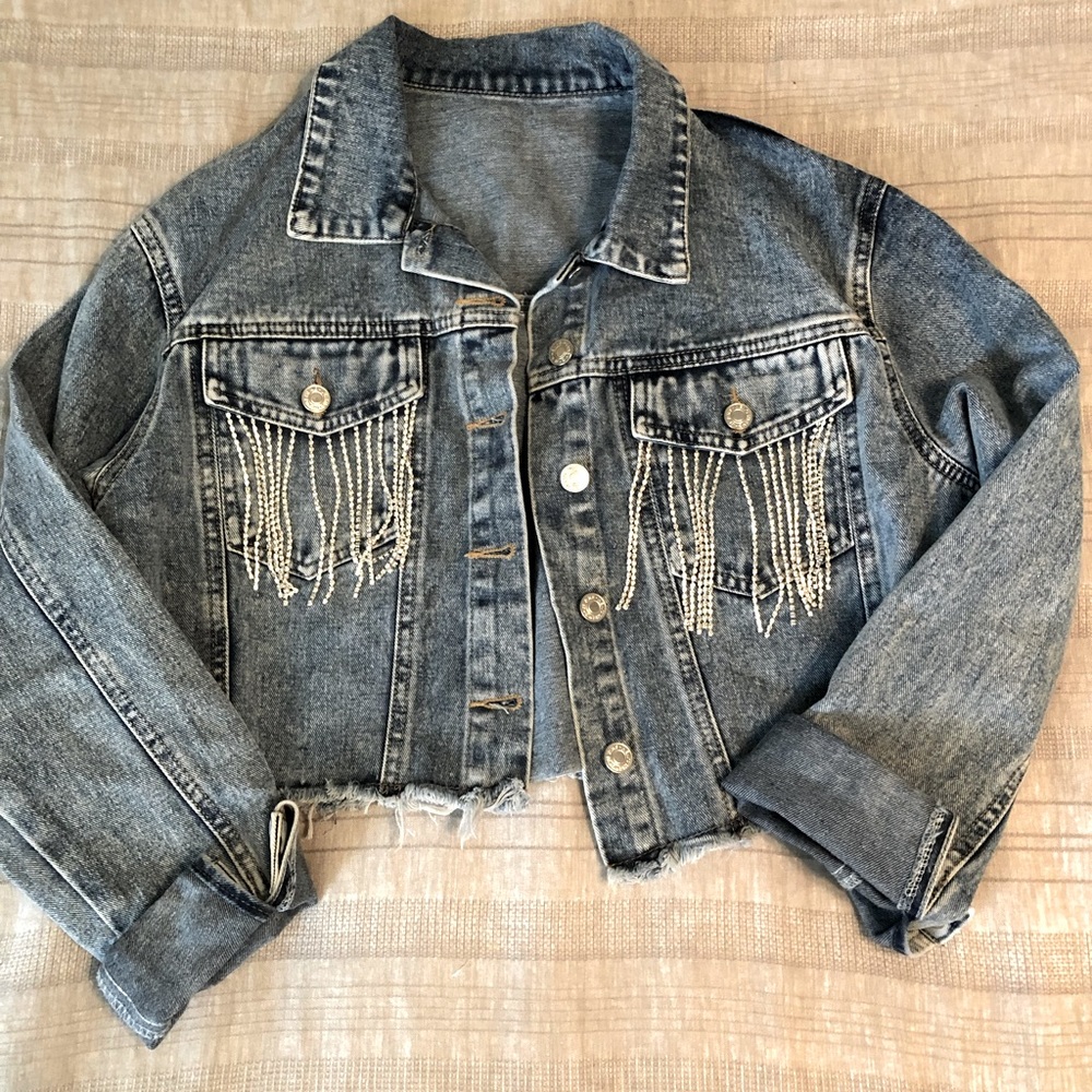 Cropped Denim Jacket